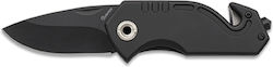 Σουγιας Albainox Black Penknife Drilled Screw 5.70cm Black 18852