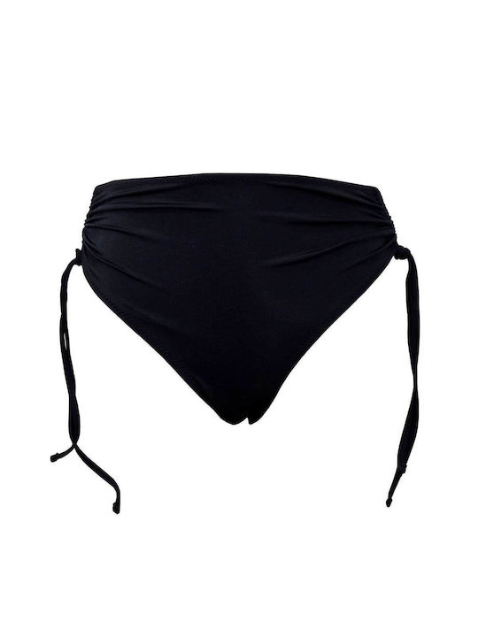 Apple Boxer Bikini Slip High Waist Black