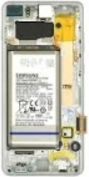 Samsung G975f Galaxy S10 Plus Front Cover + LCD + Touch + Battery Black Original Service Pack Samsung G975f Galaxy S10 Plus Front Cover + LCD + Touch + Battery Black Original Service Pack
