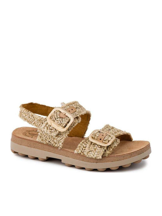 Fantasy Sandals Carmen Leather Women's Flat San...