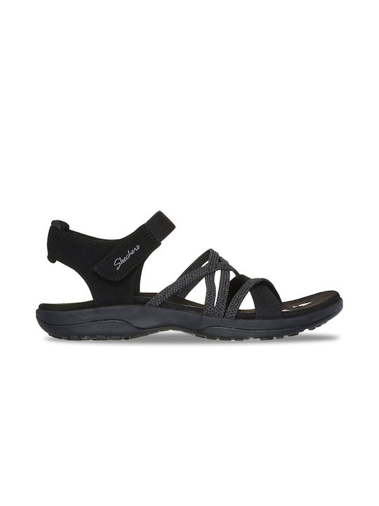 Skechers Damen Flache Sandalen in Schwarz Farbe