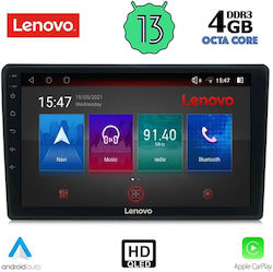 Lenovo Car-Audiosystem 2DIN (Bluetooth/USB/AUX/WiFi/GPS/Apple-Carplay/Android-Auto) mit Touchscreen 9"