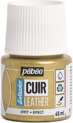 Vopsea Metalică Aurie pentru Piele Setacolor 45ml