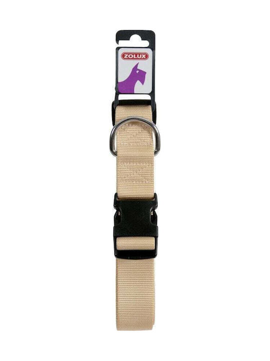 Nylon Adjustable Collar 40 Mm Beige