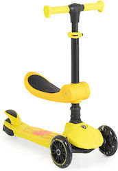 Byox Kids Scooter Foldable Lamborghini 3-Wheel with Seat Yellow