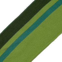 Rip Knitted Green Lemon Green Khaki 8*100cm