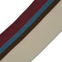 Rip Knitted Cream Brown Blue Magenta 8*100cm