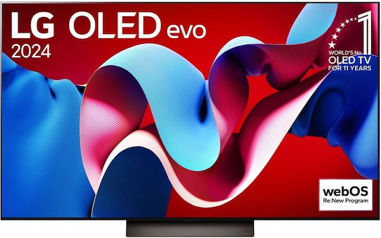 LG Smart Τηλεόραση 55" 4K UHD OLED OLED55C46LA HDR (2024)