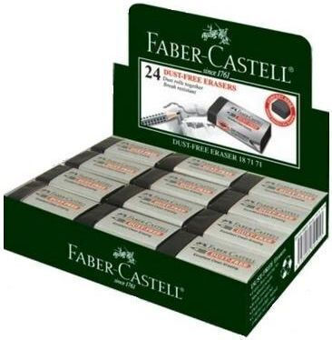 Faber-Castell Γόμα για Μολύβι 24τμχ Μαύρη