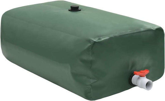 vidaXL Vertical Cylindrical Plastic Storage Tank 100lt for Water / Petroleum Green
