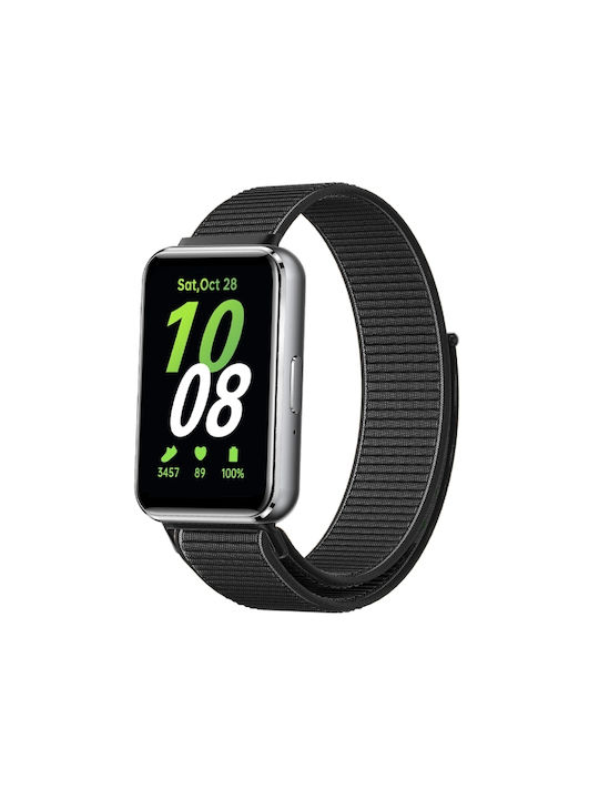 Silikonband für Samsung Galaxy Fit 3 Schwarz