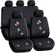 CarGuard Set Huse Auto 2buc Poliester Negru