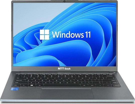NTT System Book B14IP 14" IPS FHD+ (i5-1235U/32GB/1TB SSD/W11 Home) (US Keyboard)