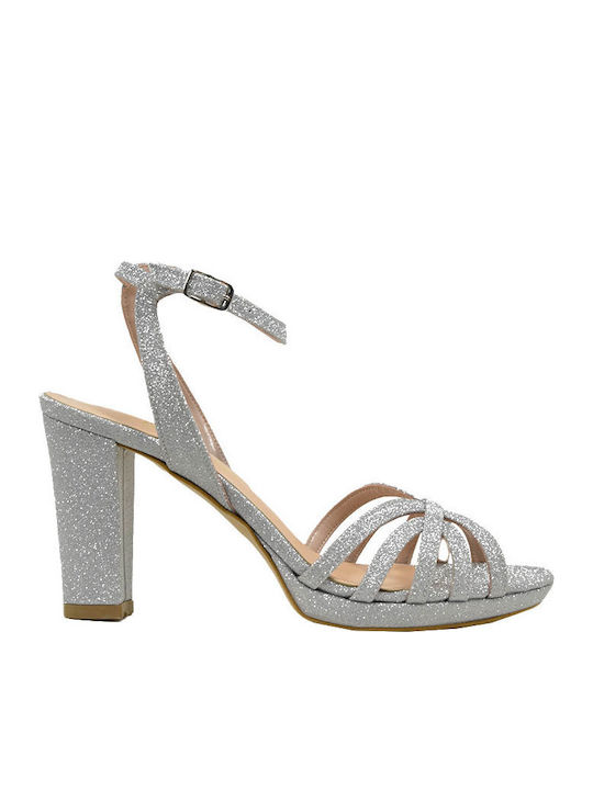 Ellen Sandals Silver