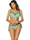 Set Bikini Push Up Τιρκουάζ