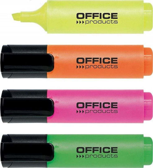 Office Products Textmarker Schwarz 4Stück