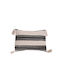 Koopman Sofa-Kissen Schwarz Streifen 30x50cm