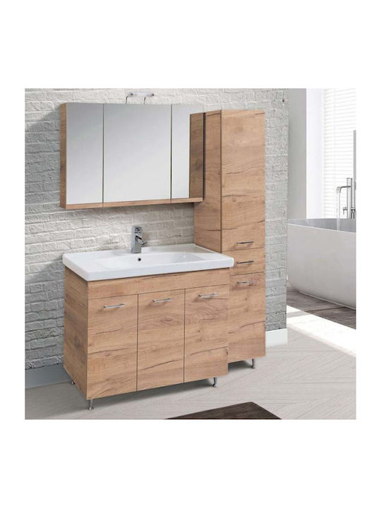 Mabo Apia 120 Badezimmerspiegel aus MDF Weiß