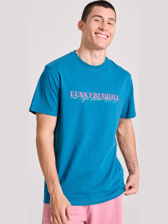 Funky Buddha T-shirt Μπλε