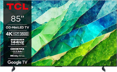 TCL Smart TV 85" 4K UHD Mini LED 85C855 HDR (2024)