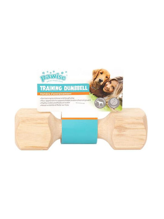 Pawise Wooden Training Dumbbell Ideal for Dog Training and Entertainment Wooden Dumbbell M 20cm Pawisepet 8886467547829