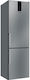 Whirlpool Combină frigorifică 355lt NoFrost Î201.3xL59.5xA65.5cm. Inox W9 941A IX H