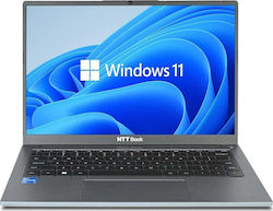 NTT System Book B14IP 14" IPS FHD (i5-1235U/16GB/512GB SSD/W11 Acasă) (Tastatură US)