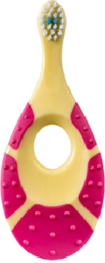 Jordan Step 1 Baby Toothbrush for 0m+ Yellow / Pink
