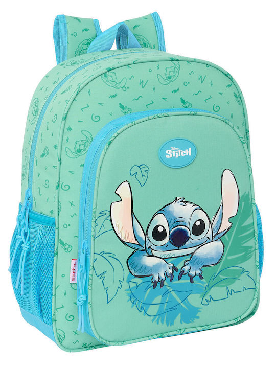 Safta School Bag Backpack Elementary, Elementary Turquoise with Water bottle holder