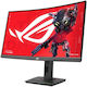 Asus ROG Strix XG27WCS VA HDR Curved Monitor 27" QHD 2560x1440 180Hz με Χρόνο Απόκρισης 1ms GTG