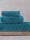 Rythmos Bath Towel Set 3pcs Sienna Petrol Blue Weight 480gr/m²