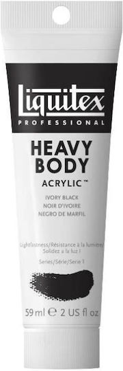 Acrylic Heavy Body 244 Ivory Black 59ml Series 1 Liquitex
