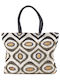 Verde Damen Strandtasche 14-0267 Viskose Mehrfarbig