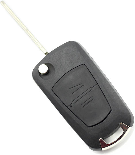 CarGuard Κέλυφος Κλειδιού Αυτοκινήτου με Λάμα με 2 Κουμπιά για Opel