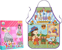 Sort apron de pictură 12 culori flori Toymarkt 71-3185