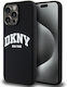DKNY Liquid Umschlag Rückseite Silikon / Kunststoff Weiß (iPhone 15 Pro Max)