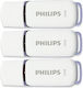 Philips Snow Pack 32GB USB 2.0 Stick Λευκό