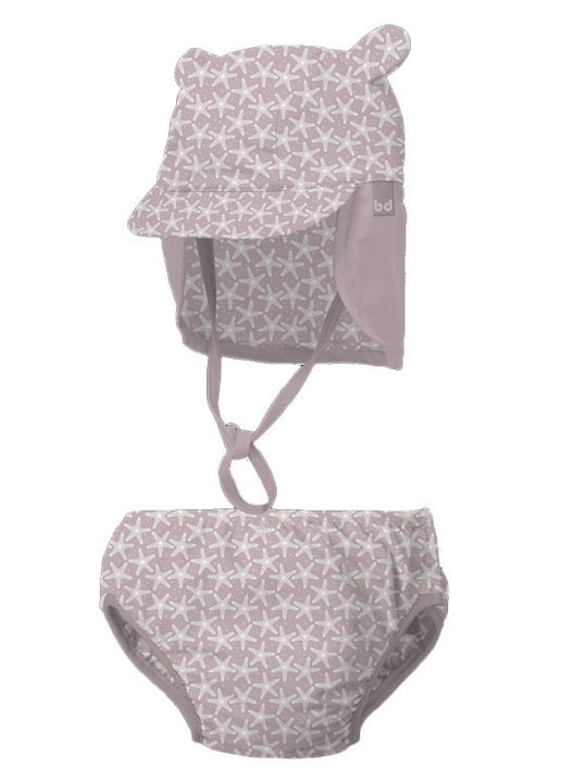 Bimbidreams Starfish Kids Swimwear Swim Diaper with Shade Purple 036B0331