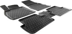 Set Front and Back 4pcs for Volkswagen Golf Black