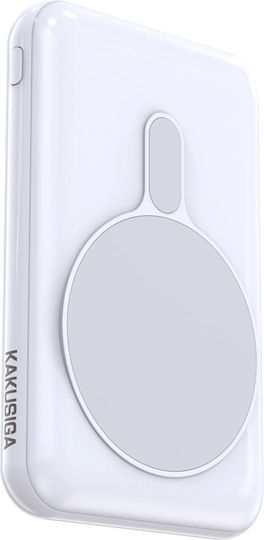Kakusiga KSC-709 Power Bank 10000mAh 22.5W Power Delivery / Quick Charge 3.0 Λευκό