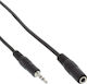 InLine InLine 3,5mm Klinkenkabel 3,5mm Stecker - 3,5mm Buchse Schwarz Länge 3m 99933