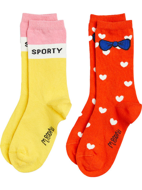 Mini Rodini Șosete pentru Copii Sport Multicolore 2 Perechi