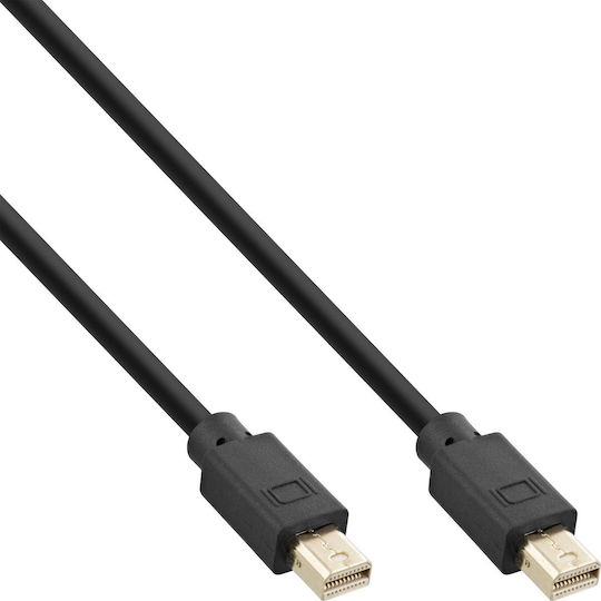 InLine Cable mini DisplayPort male - mini DisplayPort male 1.4m Μαύρο (17122P)