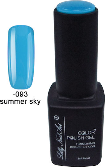 Lilly Nail Art Ημιμόνιμο Βερνίκι Νυχιών Summer Sky 12ml
