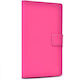 6.0 Inch Universal Book Leather Stand Case Fuchsia Oem