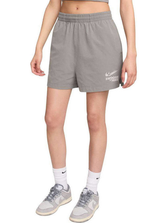 Nike Sportswear Γυναικείο Αθλητικό Σορτς Γκρι