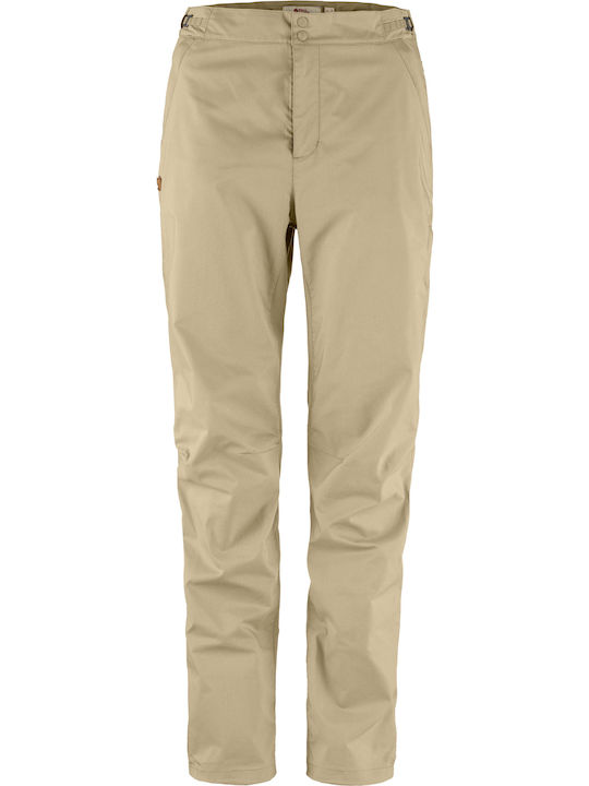 Fjallraven Abisko Women's Hiking Long Trousers Beige