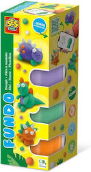 Ses Creative Fundo Dough - Dinos για 3+ Ετών 6τμχ Ses Creative Fundo Dough - Dinos για 3+ Ετών 6τμχ