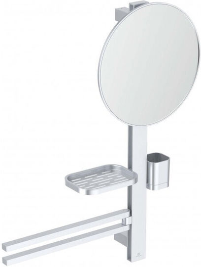 Ideal Standard Schiene Badezimmer Einzel Wandmontage Schrauben ​70x70cm Silber