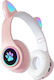 Aptel Kabellose Bluetooth Kinder Am Ohr Kopfhörer mit Radio mit 6 Stunden Betriebszeit Rosa